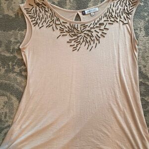 Embellished Beige Top